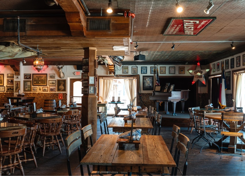 The Armadillo venue at Goode Co. Catering in Houston, Texas