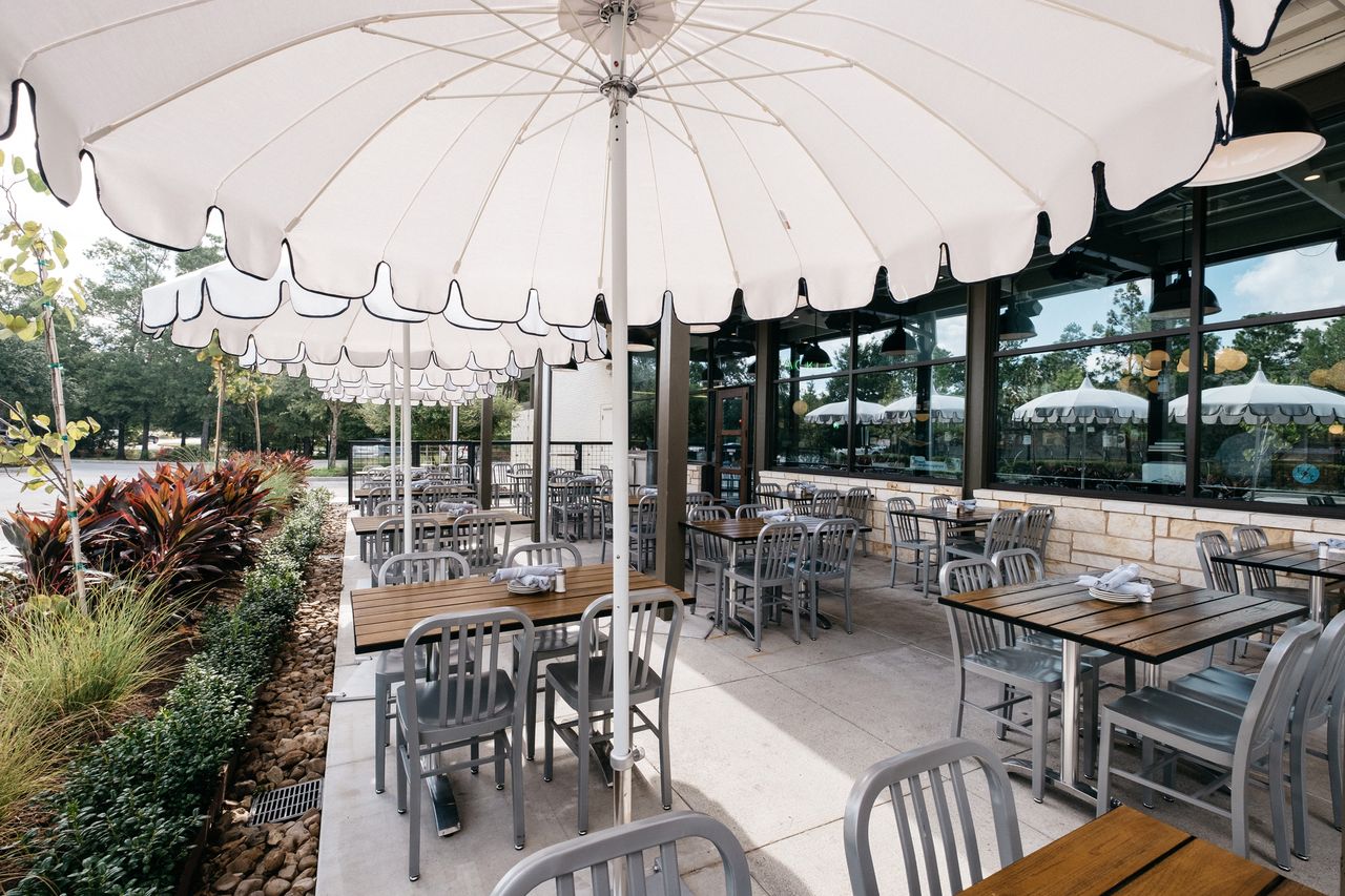 Private event catering by Goode Co. Catering in Houston on the Patio