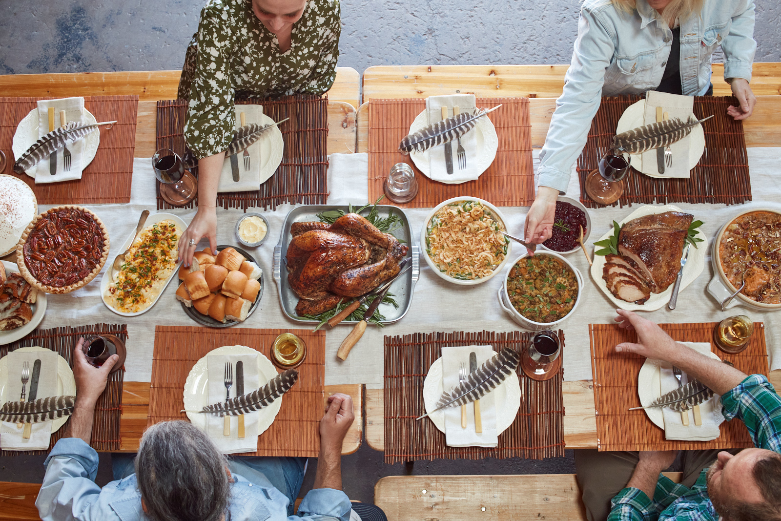 Goode Co Catered Holiday Event with Turkey and Fixins