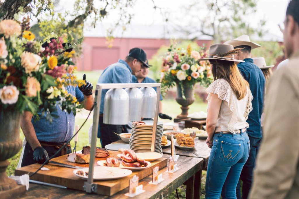 A Selection of BBQ at a Goode Catering Event