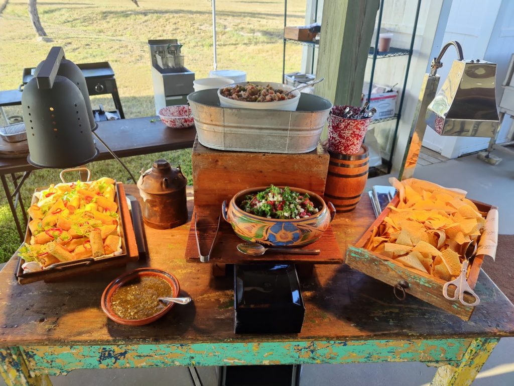 A spread of varied appetizers that may be adjusted for dietary requirements.